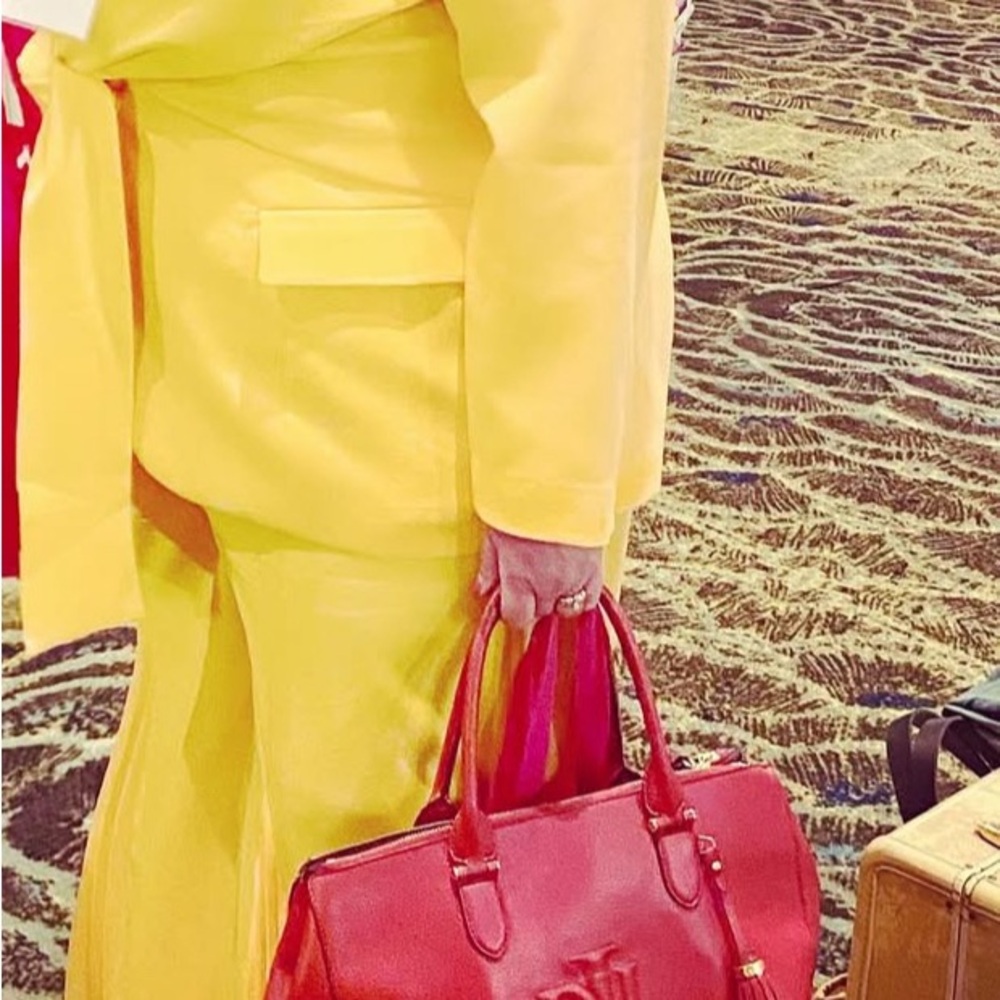 Yellow suit